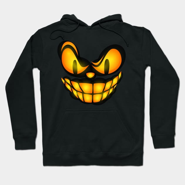 Scary face artwork - Horror face Hoodie by Clicky Commons